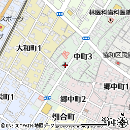 シンガーミシン半田営業所周辺の地図