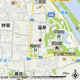 京都府宇治市宇治蓮華89周辺の地図