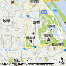 京都府宇治市宇治蓮華90周辺の地図