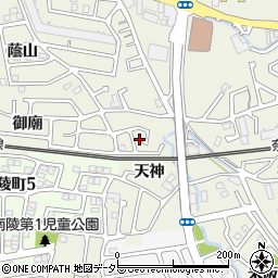 京都府宇治市宇治天神46-11周辺の地図