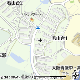 若山台第三住宅１０号棟周辺の地図