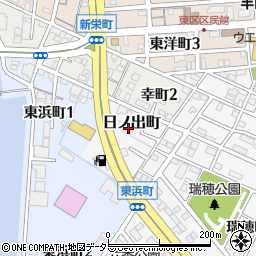 愛知県半田市日ノ出町52-1周辺の地図