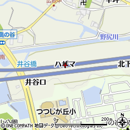 兵庫県川辺郡猪名川町広根ハザマ周辺の地図