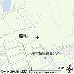 静岡県浜松市天竜区船明632周辺の地図