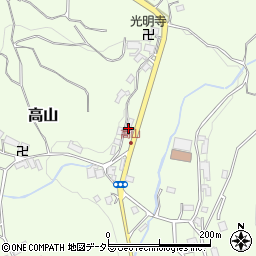 大阪府豊能郡豊能町高山459周辺の地図