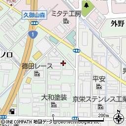 アクアクララ京都周辺の地図