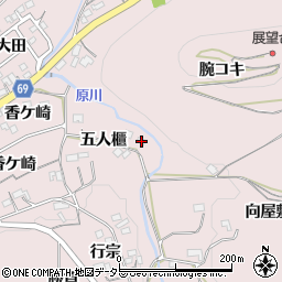 愛知県新城市庭野五人櫃27周辺の地図