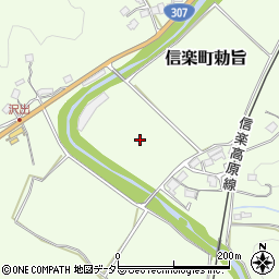 滋賀県甲賀市信楽町勅旨周辺の地図