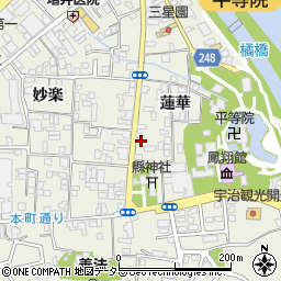 京都府宇治市宇治蓮華66周辺の地図