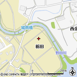 愛知県新城市野田栃田周辺の地図