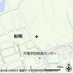 静岡県浜松市天竜区船明633周辺の地図