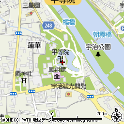 京都府宇治市宇治蓮華117周辺の地図