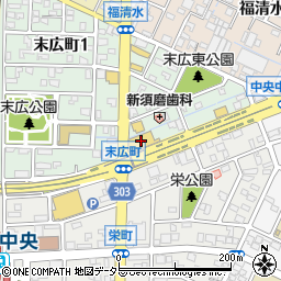 トヨタカローラ愛知　碧南店周辺の地図