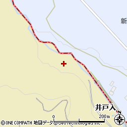 愛知県豊川市東上町井戸入周辺の地図