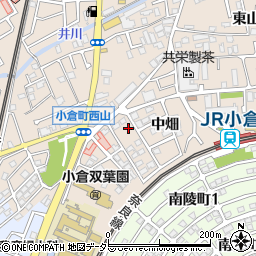 京都府宇治市小倉町中畑5-9周辺の地図