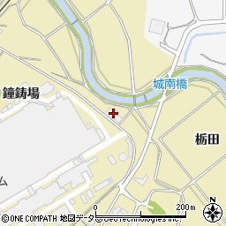 愛知県新城市野田鐘鋳場周辺の地図