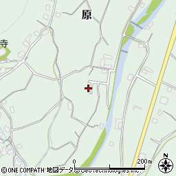 大阪府高槻市原457周辺の地図