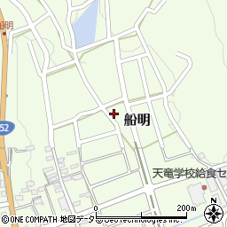 静岡県浜松市天竜区船明343周辺の地図