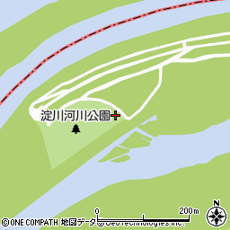 京都府八幡市橋本（尻江）周辺の地図