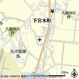兵庫県加西市下宮木町512周辺の地図