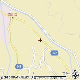 愛知県新城市吉川壱町田周辺の地図