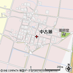 兵庫県加東市中古瀬周辺の地図