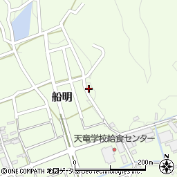 静岡県浜松市天竜区船明622周辺の地図