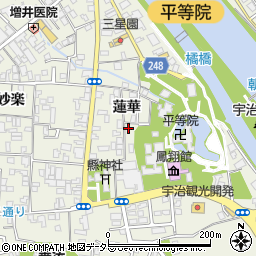 京都府宇治市宇治蓮華88-3周辺の地図