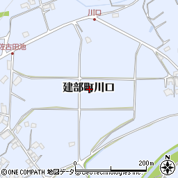 岡山県岡山市北区建部町川口周辺の地図