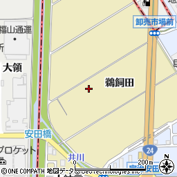 京都府宇治市安田町周辺の地図