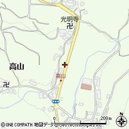 大阪府豊能郡豊能町高山446周辺の地図