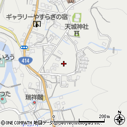静岡県伊豆市湯ケ島334-2周辺の地図