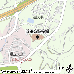 島根県福祉人材センター　石見分室周辺の地図
