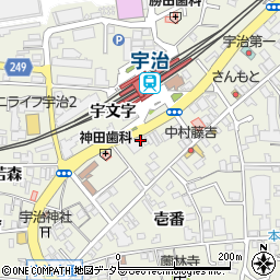 ほっかほっか亭　ＪＲ宇治店周辺の地図