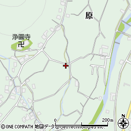 大阪府高槻市原350周辺の地図