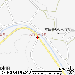 木田小学校前周辺の地図