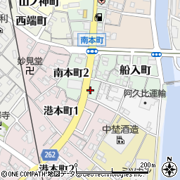 愛知県半田市南本町2丁目31周辺の地図