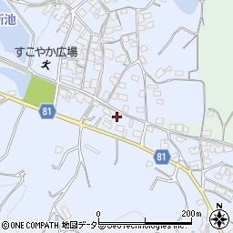 兵庫県加西市西長町939周辺の地図