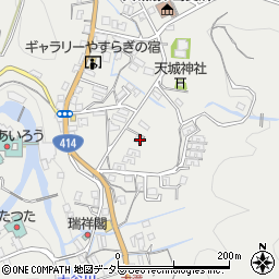 静岡県伊豆市湯ケ島334周辺の地図