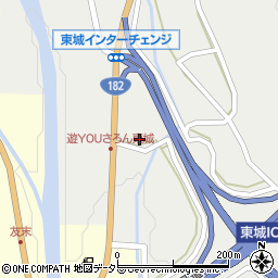 西日本高速道路株式会社　東城インター料金所周辺の地図