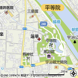京都府宇治市宇治蓮華96周辺の地図