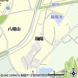 愛知県幸田町（額田郡）坂崎（鐘場）周辺の地図