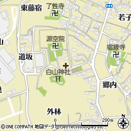 愛知県西尾市西浅井町札木周辺の地図