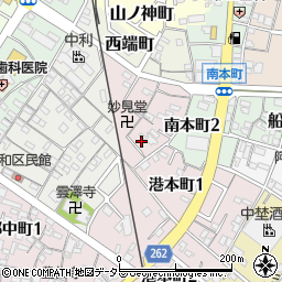 愛知県半田市妙見町83周辺の地図