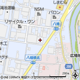 静岡県藤枝市八幡508-8周辺の地図
