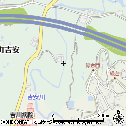 兵庫県三木市吉川町吉安292周辺の地図