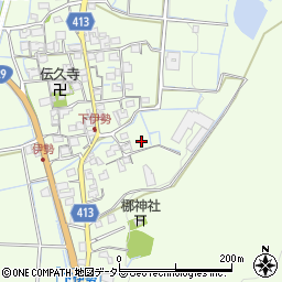 兵庫県姫路市林田町下伊勢周辺の地図