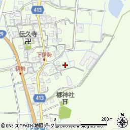 兵庫県姫路市林田町（下伊勢）周辺の地図