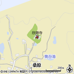 兵庫県三田市桑原866周辺の地図