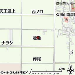 京都府久御山町（久世郡）坊之池（蓮池）周辺の地図